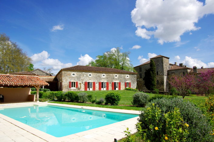 Maison de campagne avec piscine - 7 chambres - Poudenas - Albret - Lot et Garonne - Gascony Manor House